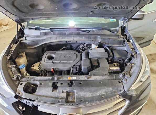 5XYZU3LB4JG508106 2018 HYUNDAI SANTA Charcoal Widok komory silnika