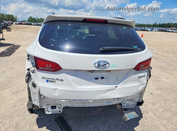 5XYZU3LB4JG541574 2018 HYUNDAI SANTA Белый Вид сзади
