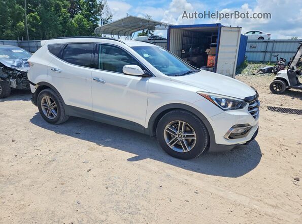 5XYZU3LB4JG541574 2018 HYUNDAI SANTA Белый Передняя правая четверть