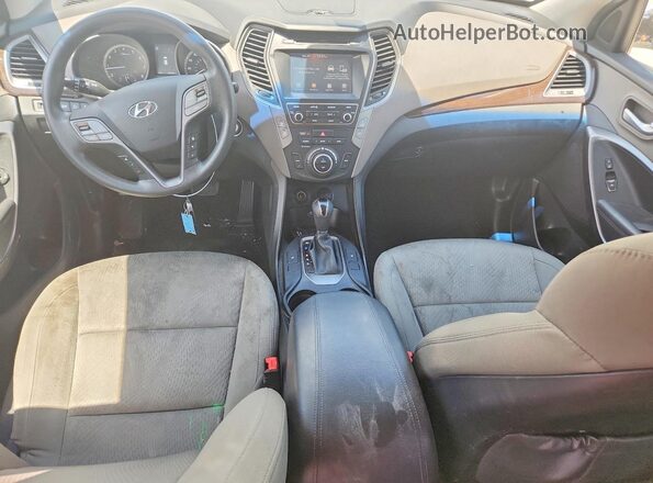 5XYZU3LB4JG541574 2018 HYUNDAI SANTA Белый Вид панели приборов