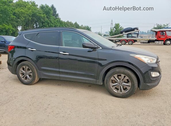 5XYZU3LB5GG328240 2016 HYUNDAI SANTA Black Front right