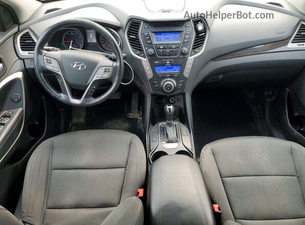 5XYZU3LB5GG328240 2016 HYUNDAI SANTA Black Dashboard view