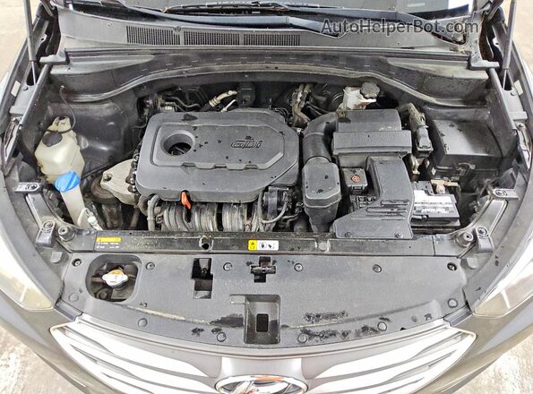 5XYZU3LB5HG419218 2017 HYUNDAI SANTA Silver ძრავის განყოფილების ხედი