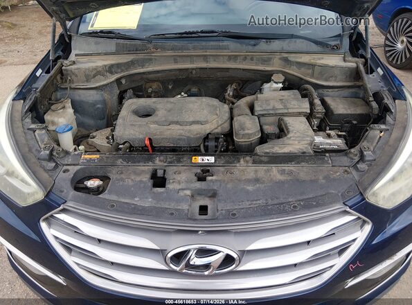 5XYZU3LB5HG459170 2017 HYUNDAI SANTA FE SPORT Blue Հետևի տեսք