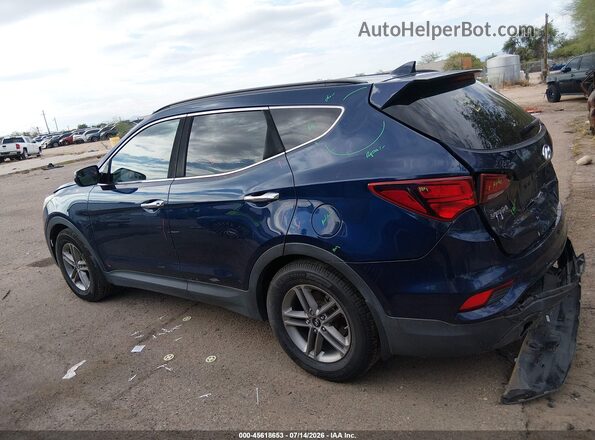 5XYZU3LB5HG459170 2017 HYUNDAI SANTA FE SPORT Blue Սալոնի հետևի տեսք
