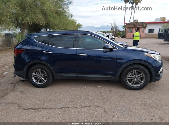 5XYZU3LB5HG459170 2017 HYUNDAI SANTA FE SPORT Blue Սարքավորումների վահանակի տեսք
