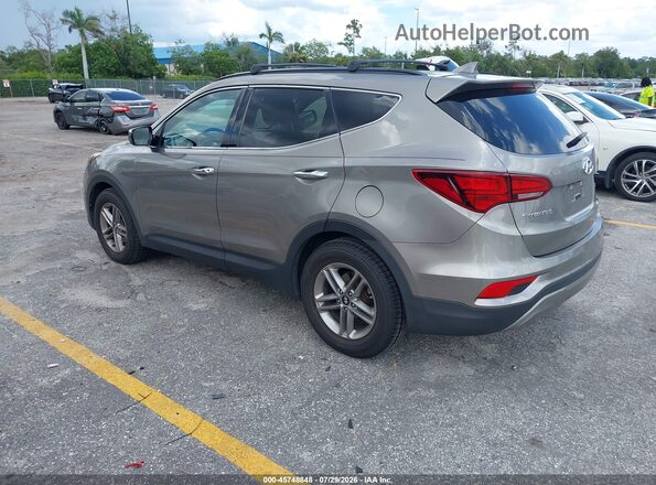 5XYZU3LB5JG515467 2018 HYUNDAI SANTA FE SPORT Серый Задняя левая четверть