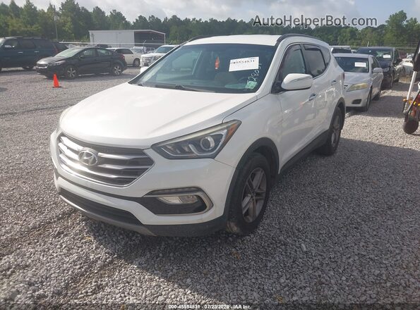 5XYZU3LB5JG528039 2018 HYUNDAI SANTA FE SPORT White Передня ліва чверть
