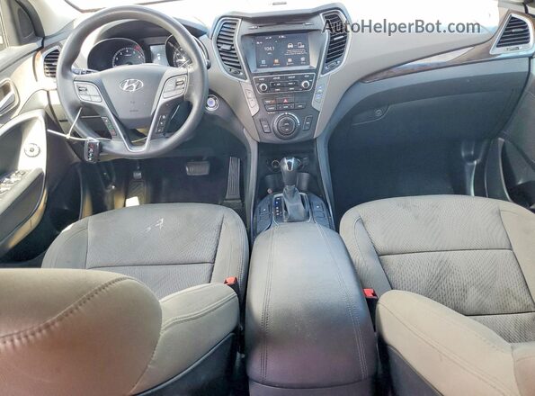 5XYZU3LB5JG536643 2018 HYUNDAI SANTA Белый Вид панели приборов