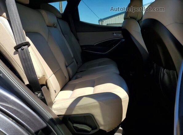 5XYZU3LB6GG347539 2016 HYUNDAI SANTA Gray Vista interior trasera