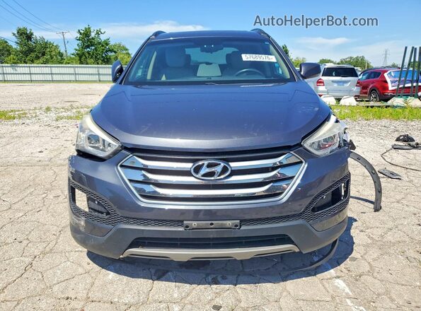 5XYZU3LB6GG347539 2016 HYUNDAI SANTA Gray Vista frontal