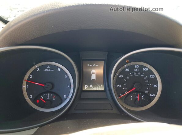 5XYZU3LB6GG347539 2016 HYUNDAI SANTA Gray Vista del cuadro de instrumentos