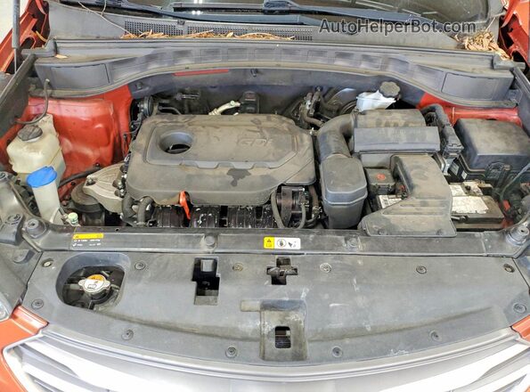 5XYZU3LB6HG431832 2017 HYUNDAI SANTA Orange Вид підкапотного простору