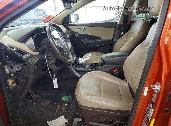 5XYZU3LB6HG431832 2017 HYUNDAI SANTA Orange Вид салону спереду