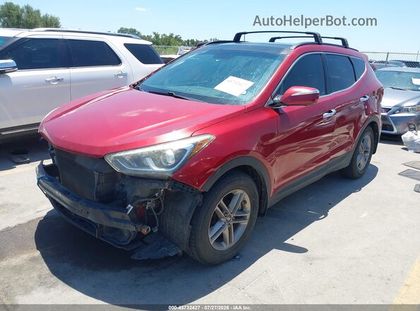 5XYZU3LB6HG457976 2017 HYUNDAI SANTA FE SPORT Red Przód lewy