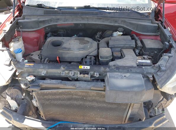 5XYZU3LB6HG457976 2017 HYUNDAI SANTA FE SPORT Red Widok z tyłu
