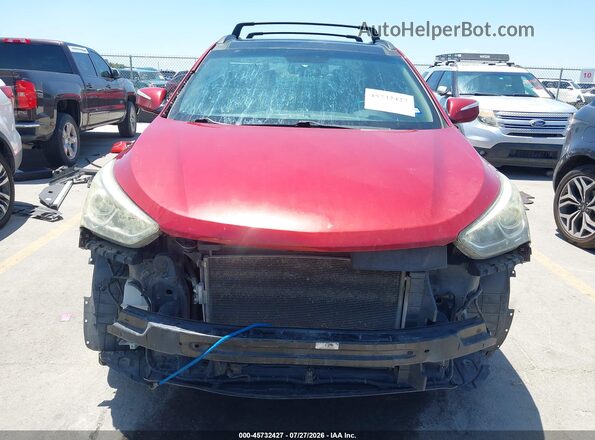 5XYZU3LB6HG457976 2017 HYUNDAI SANTA FE SPORT Red Widok wnętrza z tyłu
