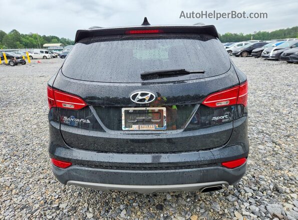 5XYZU3LB7GG332869 2016 HYUNDAI SANTA Black Вид ззаду