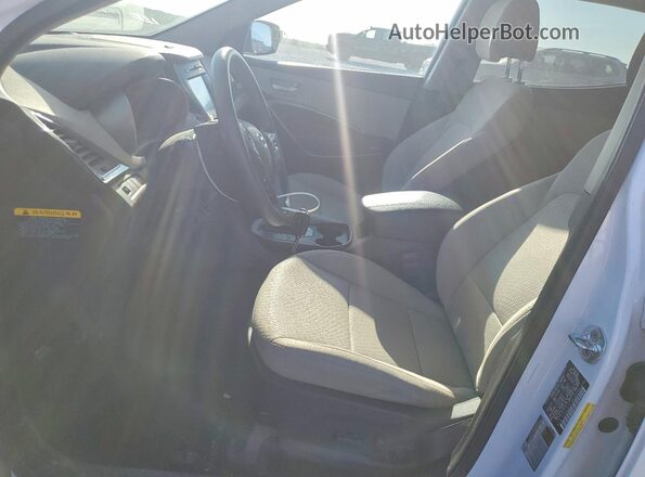 5XYZU3LB7HG389364 2017 HYUNDAI SANTA White Vista interior delantera