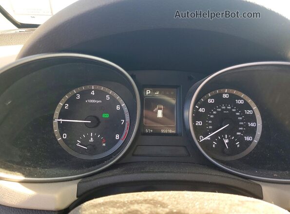 5XYZU3LB7HG389364 2017 HYUNDAI SANTA White Vista del cuadro de instrumentos