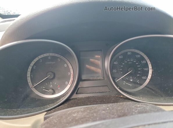 5XYZU3LB7HG429281 2017 HYUNDAI SANTA Charcoal Instrument cluster view