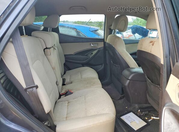 5XYZU3LB7HG429281 2017 HYUNDAI SANTA Charcoal Rear interior view