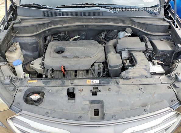5XYZU3LB7HG429281 2017 HYUNDAI SANTA Charcoal Engine compartment view