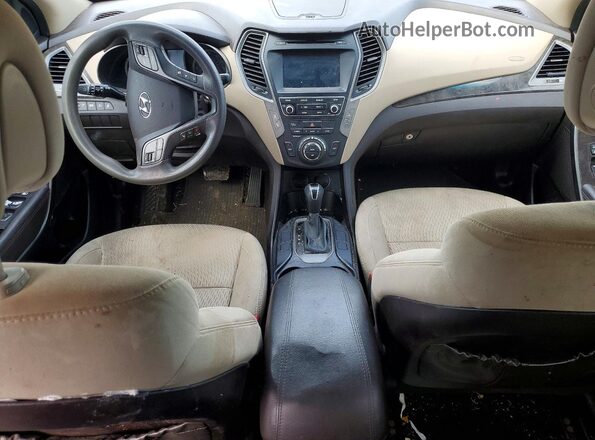 5XYZU3LB7HG429281 2017 HYUNDAI SANTA Charcoal Dashboard view