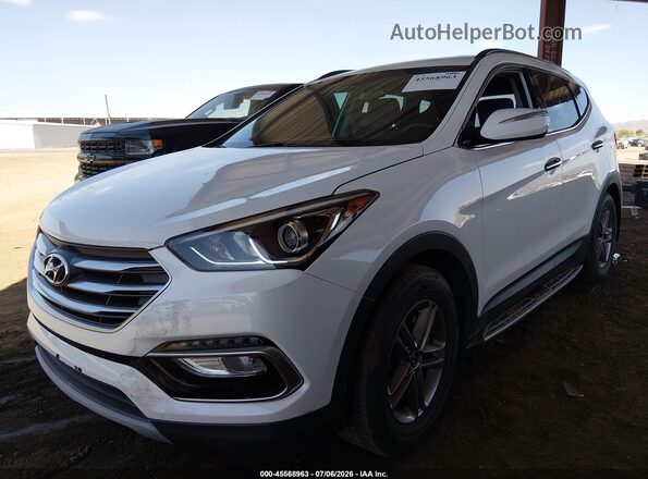 5XYZU3LB7JG543500 2018 HYUNDAI SANTA FE SPORT White Передня ліва чверть