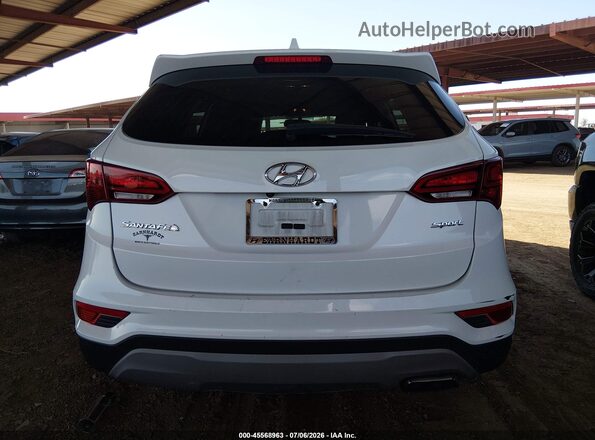 5XYZU3LB7JG543500 2018 HYUNDAI SANTA FE SPORT White 