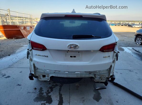 5XYZU3LB8HG429385 2017 HYUNDAI SANTA White უკანა ხედი