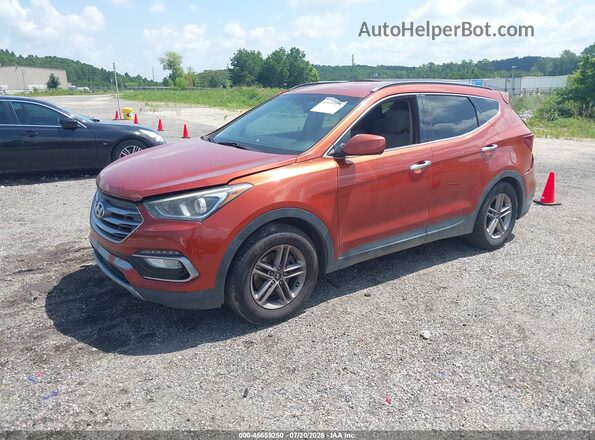 5XYZU3LB8HG454738 2017 HYUNDAI SANTA FE SPORT Orange Przód lewy