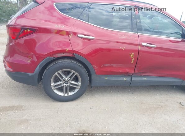 5XYZU3LB8JG506942 2018 HYUNDAI SANTA FE SPORT Red Դիմացի տեսք