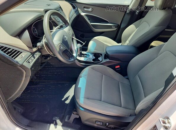 5XYZU3LB9GG313210 2016 HYUNDAI SANTA White Front interior view