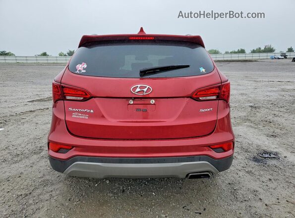 5XYZU3LB9HG452125 2017 HYUNDAI SANTA Red Հետևի տեսք
