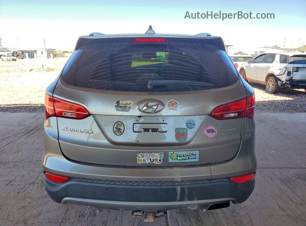 5XYZU3LBXGG372153 2016 HYUNDAI SANTA Серый Вид сзади