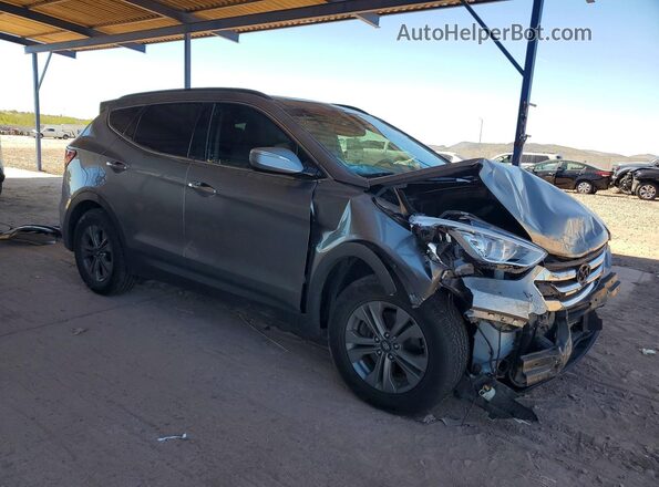 5XYZU3LBXGG372153 2016 HYUNDAI SANTA Серый Передняя правая четверть