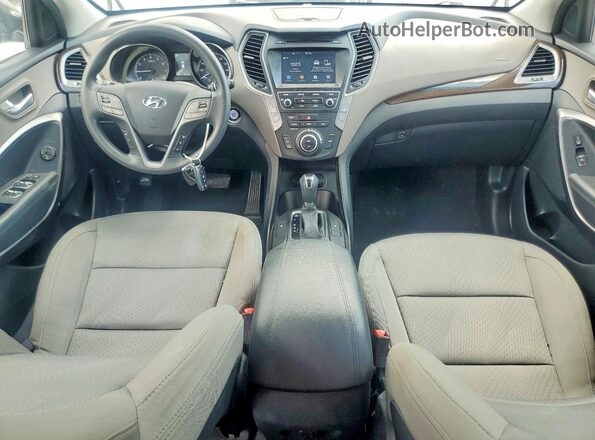 5XYZU3LBXJG524472 2018 HYUNDAI SANTA Серый Вид панели приборов