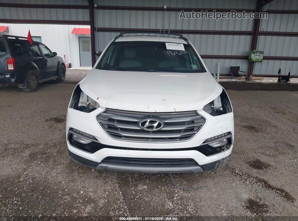 5XYZU4LA0JG542279 2018 HYUNDAI SANTA FE SPORT White Widok deski rozdzielczej