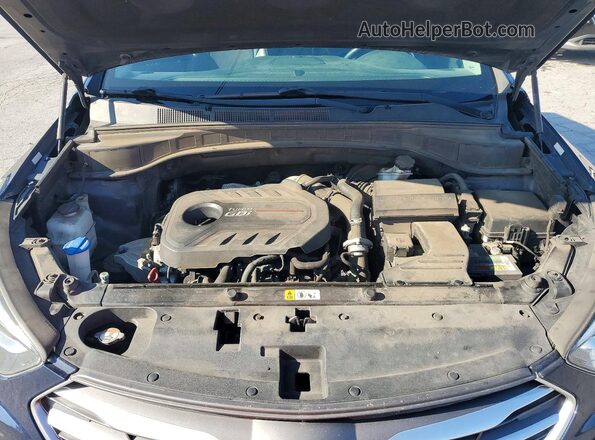 5XYZU4LA5JG556002 2018 HYUNDAI SANTA Blue Շարժիչի բաժամունքի տեսք