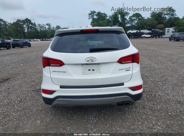 5XYZUDLA0HG458022 2017 HYUNDAI SANTA FE SPORT White 