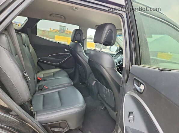 5XYZUDLA0JG548650 2018 HYUNDAI SANTA Black Սալոնի հետևի տեսք