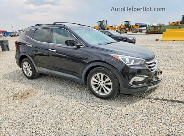 5XYZUDLA0JG548650 2018 HYUNDAI SANTA Black Առջևի աջ