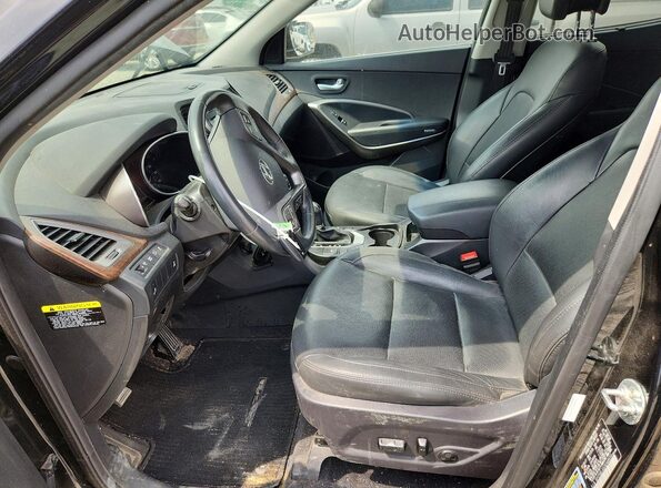 5XYZUDLA0JG548650 2018 HYUNDAI SANTA Black Սալոնի դիմացի տեսք