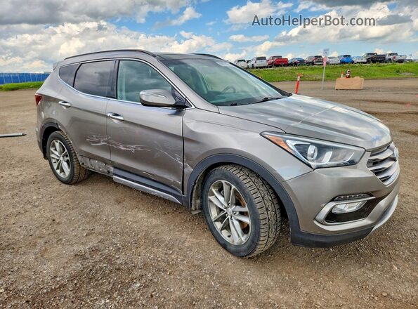 5XYZUDLA2HG452383 2017 HYUNDAI SANTA Серый Передняя правая четверть