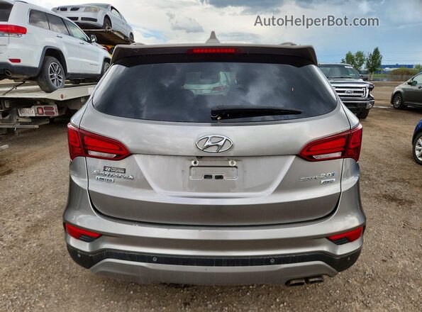 5XYZUDLA2HG452383 2017 HYUNDAI SANTA Серый Вид сзади