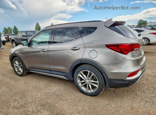 5XYZUDLA2HG452383 2017 HYUNDAI SANTA Серый Задняя левая четверть