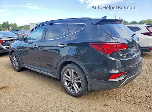 5XYZUDLA2HG499204 2017 HYUNDAI SANTA Black Հետևի ձախ