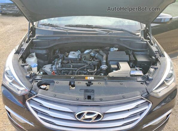 5XYZUDLA2HG499204 2017 HYUNDAI SANTA Black Շարժիչի բաժամունքի տեսք