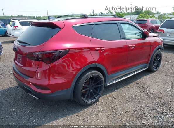 5XYZUDLB0HG436353 2017 HYUNDAI SANTA FE SPORT Red Հետևի աջ